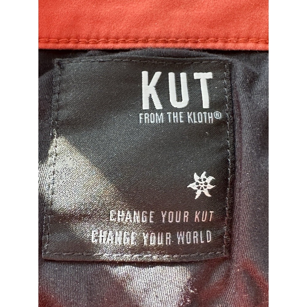 Kut From Kloth Boyfriend Pants Women's Size 16 W Orange - Picture 4 of 4